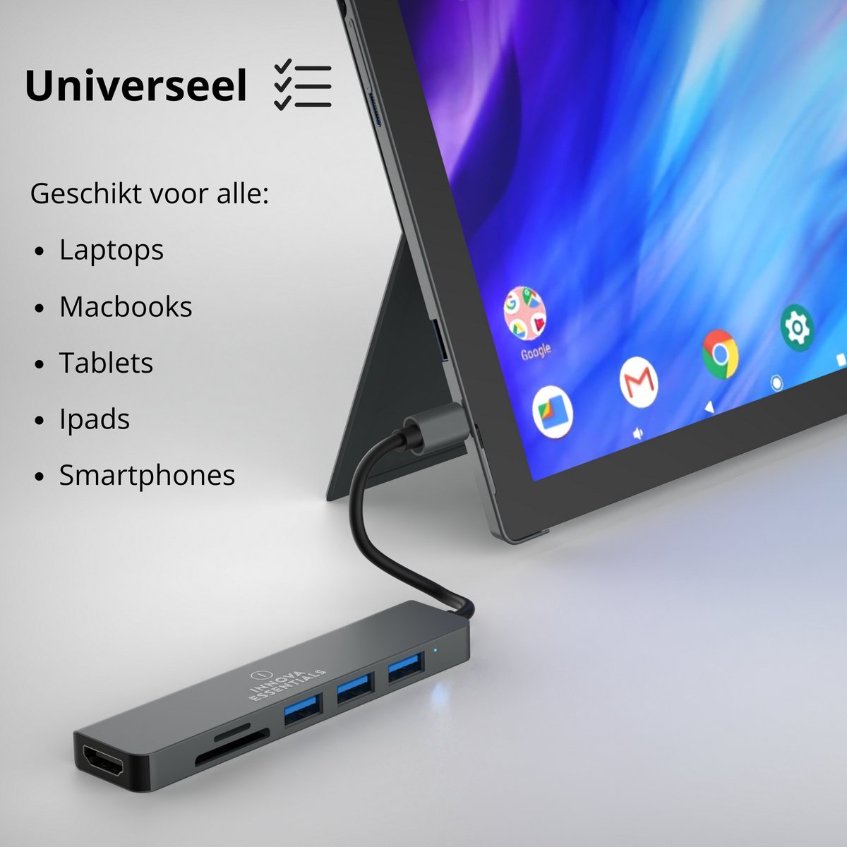 Innova Essentials 6 in 1 USB C Hub 3.0 - 4K UHD HDMI - Innova EssentialsInnova Essentials