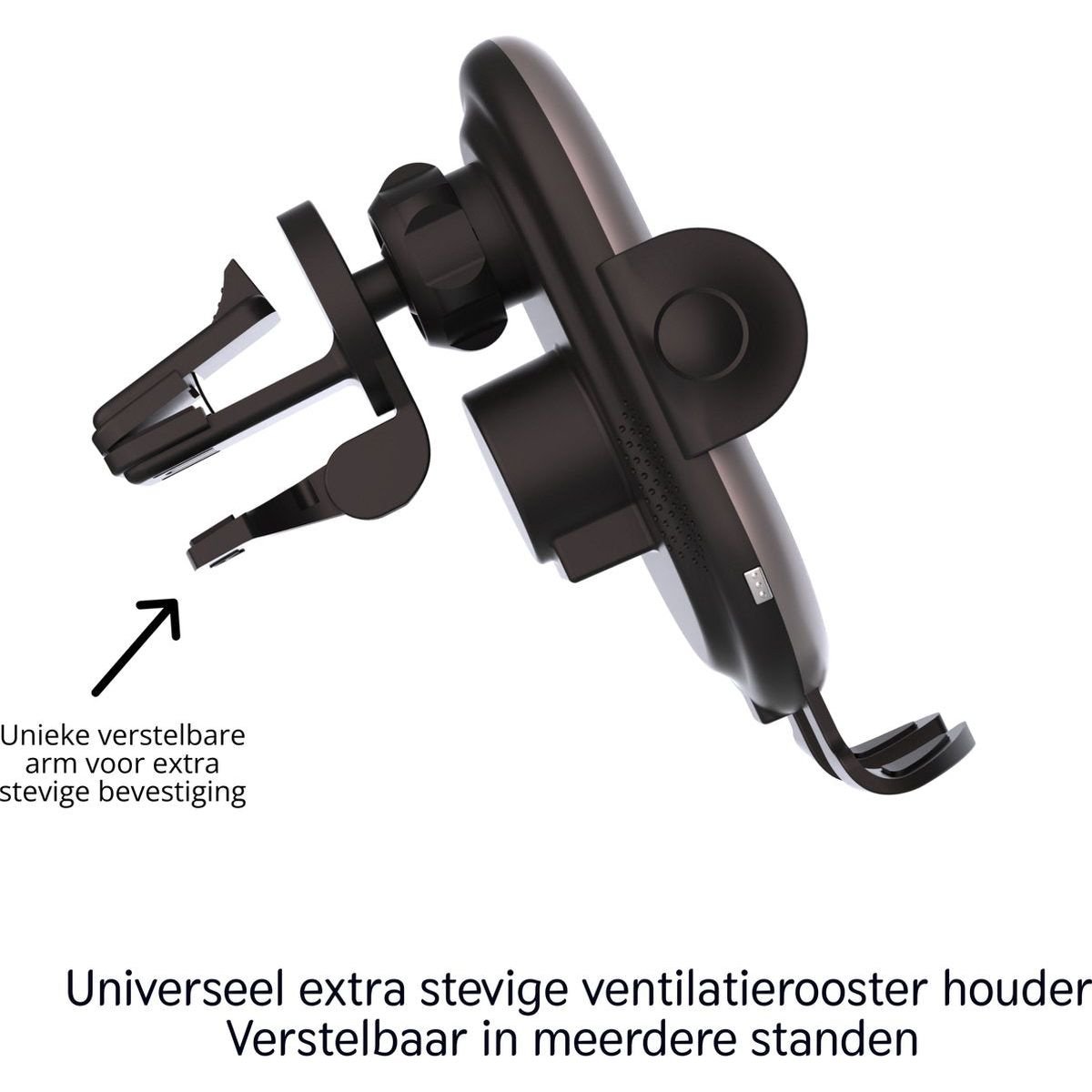 Innova Telefoonhouder met Qi Draadloze Oplader Auto (15 Watt Autolader) - Innova EssentialsInnova Essentials