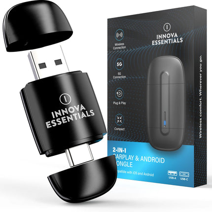 Innova® Mini 2-in-1- CarPlay Dongle & Android Auto Dongle