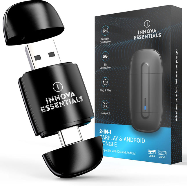 Innova® Mini 2-in-1- CarPlay Dongle & Android Auto Dongle