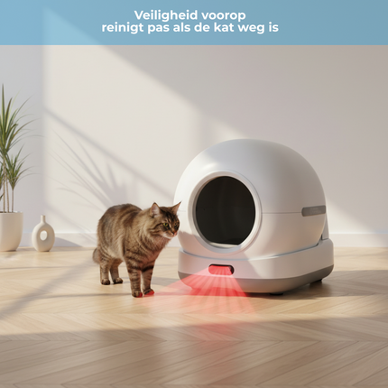 Innova® LitterBox Pro - Automatische Kattenbak XXL 82L