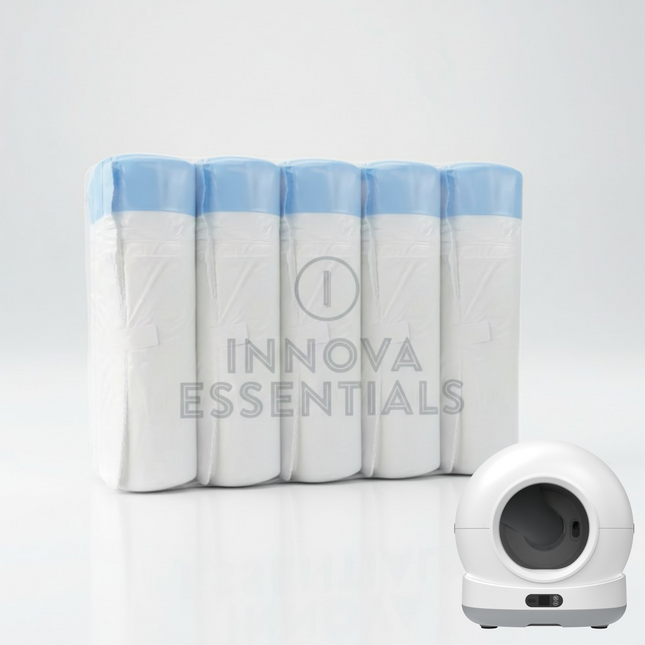 5 rollen Innova Kattenbakzakken voor Innova LitterBox Pro – 15 stuks per rol