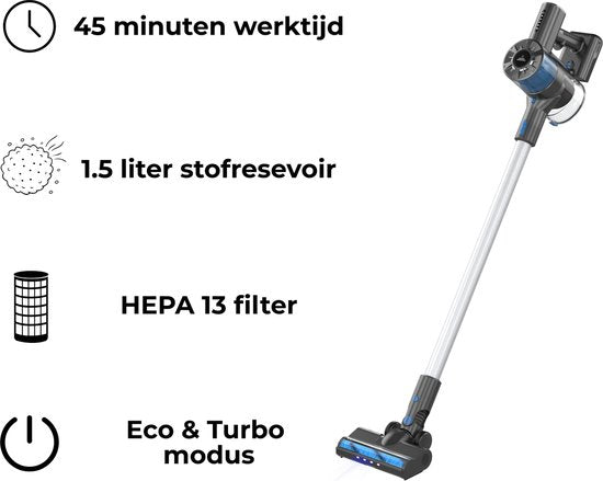 Innova Essentials PowerVac Steelstofzuiger Draadloos - Innova EssentialsInnova Essentials