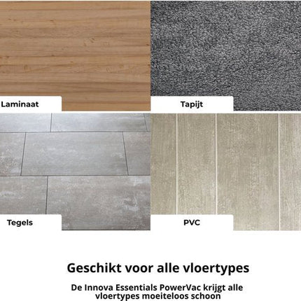 Innova Essentials PowerVac Steelstofzuiger Draadloos - Innova EssentialsInnova Essentials