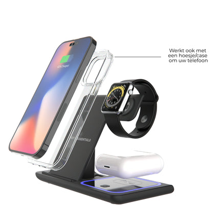 Innova Essentials 3-in-1 draadloze oplader - Innova EssentialsInnova Essentials