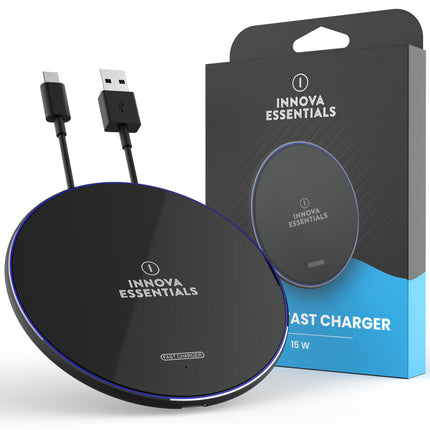 Innova Essentials Draadloze Oplader - QI Snellader - 15W - Innova EssentialsInnova Essentials